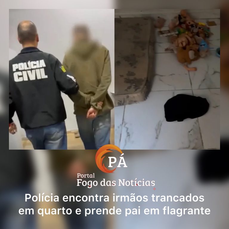 PÁ Portal das Notícias | Pai é preso em Luziânia após manter quatro filhos confinados em quarto
