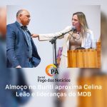 PÁ Portal das Notícias | Celina Leão e MDB selam reaproximação após almoço no DF