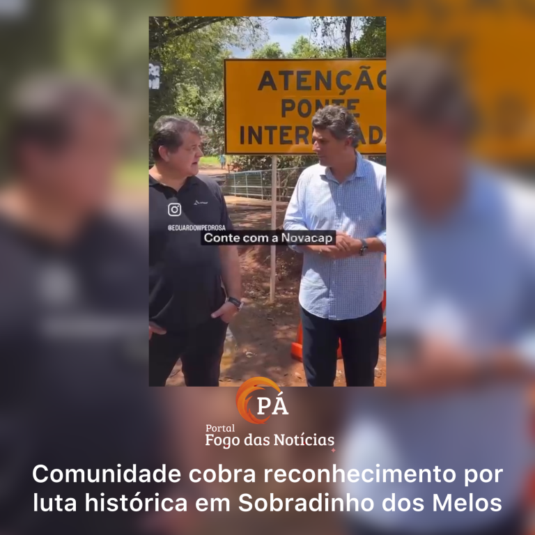 PÁ Portal das Notícias | Comunidade rebate versão sobre recuperação de ponte em Sobradinho dos Melos